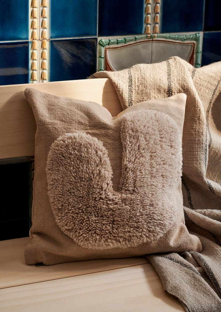 Lay kudde 50x50 cm, Sand / Off-white Ferm Living