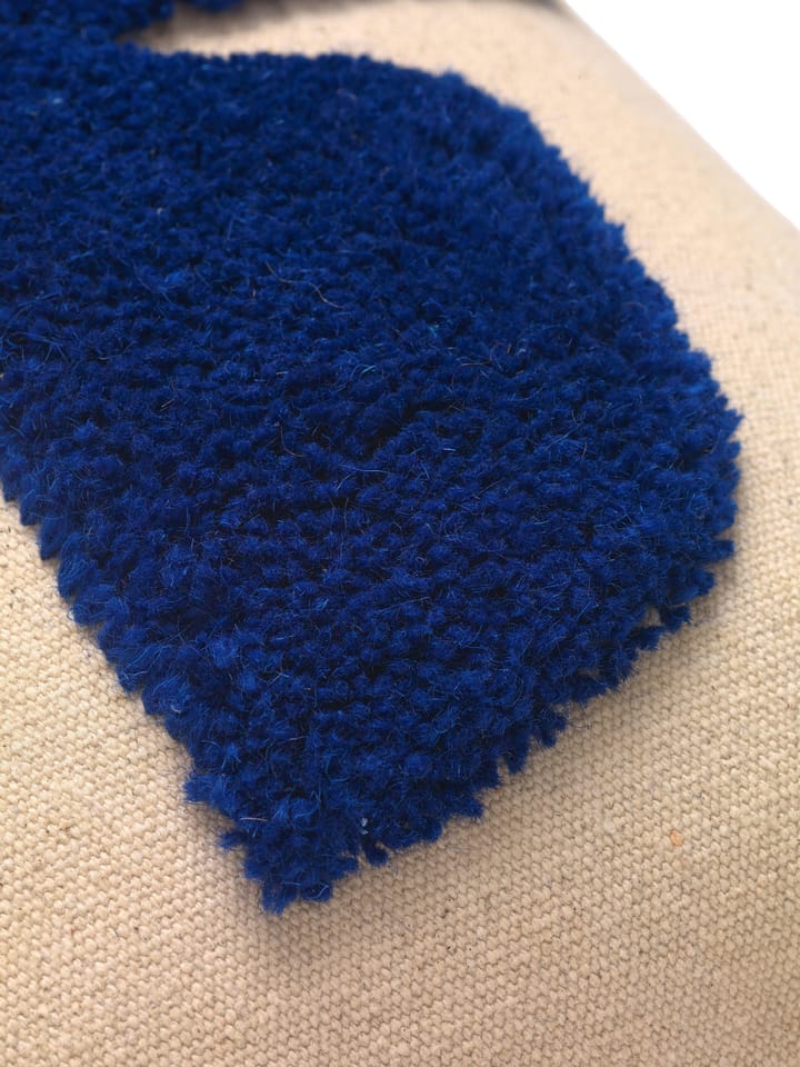 Lay rektangulär kudde 40x60 cm - Sand / Bright Blue - ferm LIVING