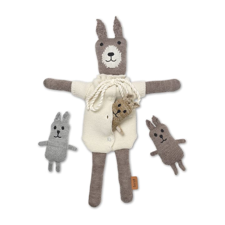 Lee merino rabbit family - 4 delar - Ferm LIVING