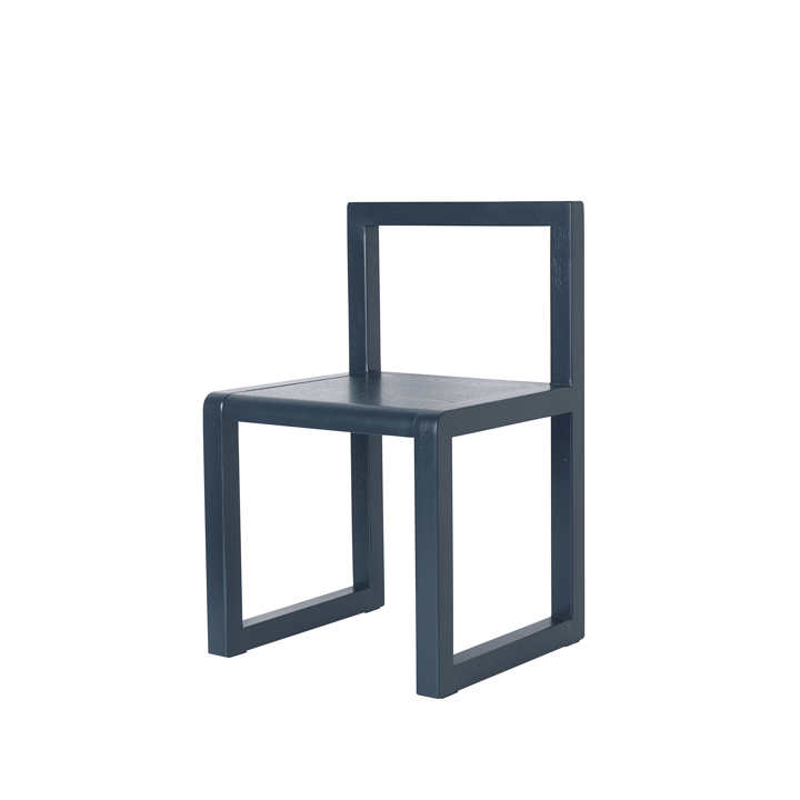 Little Architecht barnstol - dark blue, askfanér - Ferm LIVING