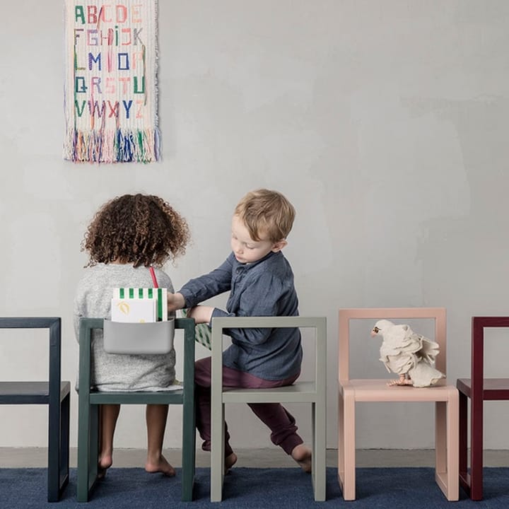 Little Architecht barnstol, rose, askfanér Ferm Living