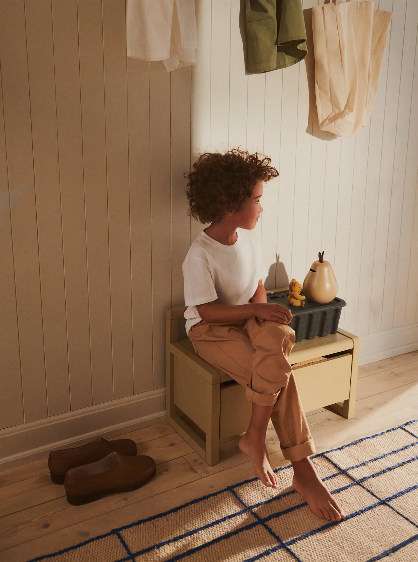 Little architect förvaringsbänk, Cashmere, 60x30x41,2 cm Ferm Living