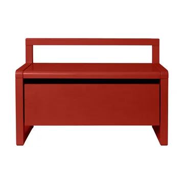 Little architect förvaringsbänk - Poppy Red, 60x30x41,2 cm - Ferm Living