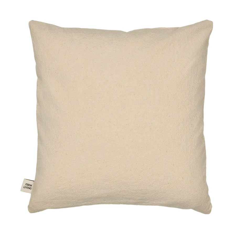 Lunden kudde, Off-white-dark chocolate, 30x30 cm Ferm Living