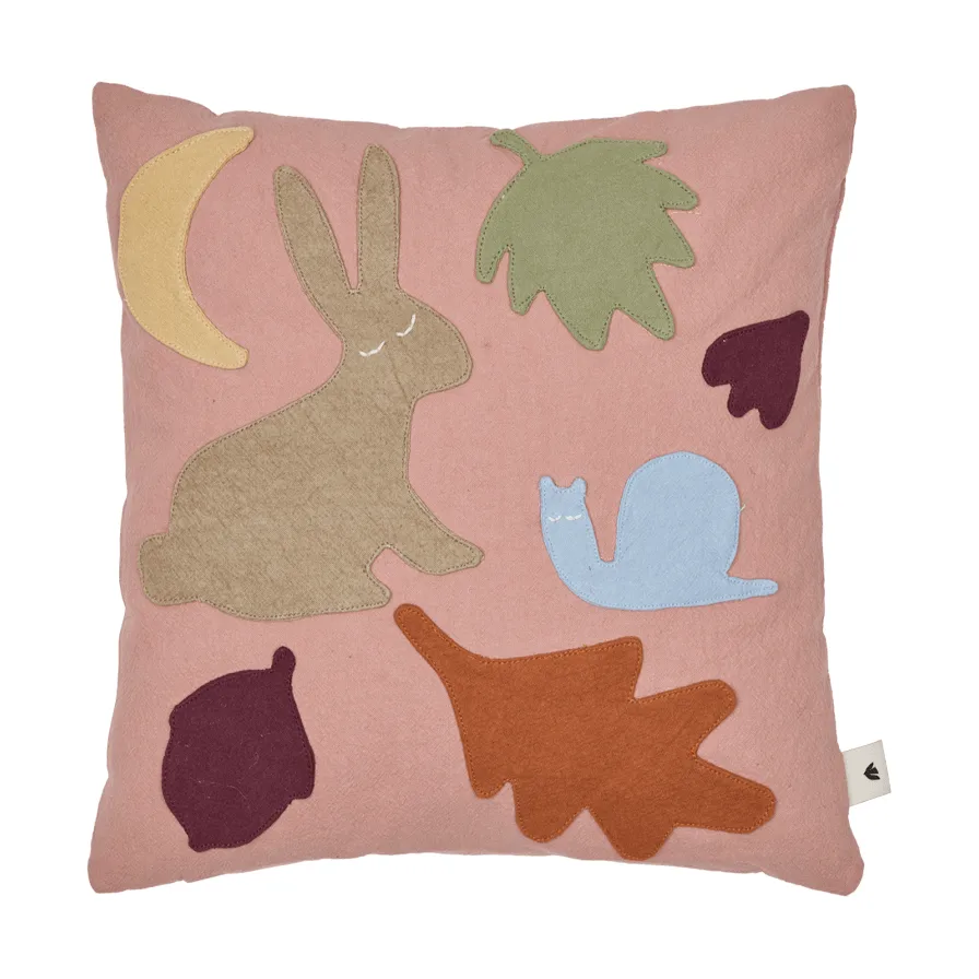 Lunden kudde, Rose-multi, 30x30 cm Ferm Living