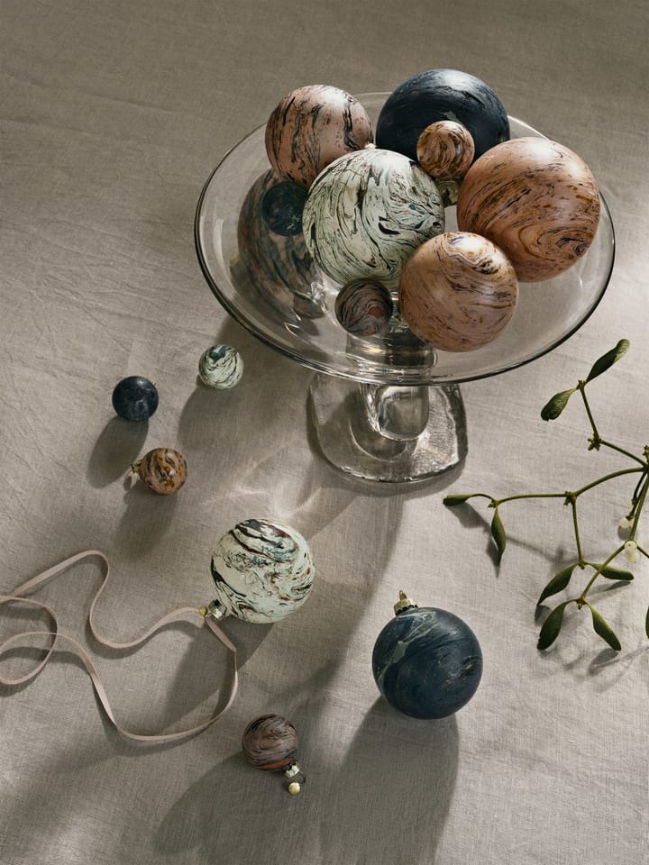 Marble dekorationskula mixed 4-pack - Medium - ferm LIVING