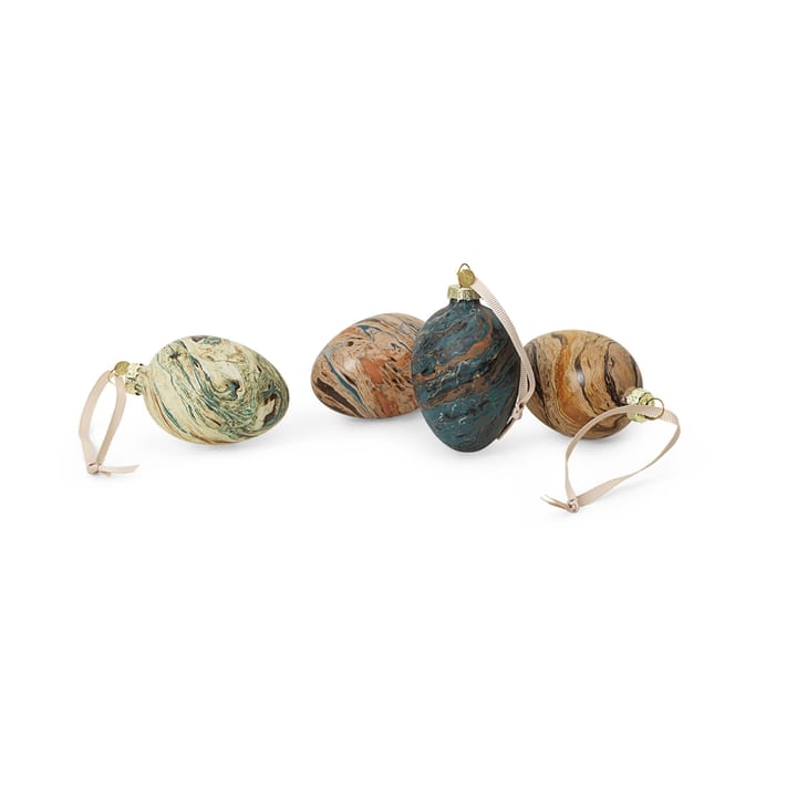 Marble easter eggs 4-pack - Mixed - Ferm LIVING