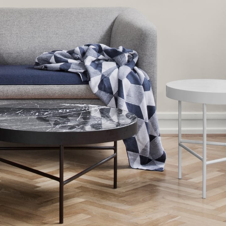 Marble Table soffbord - Brun marmor-large-brunt stativ - ferm LIVING