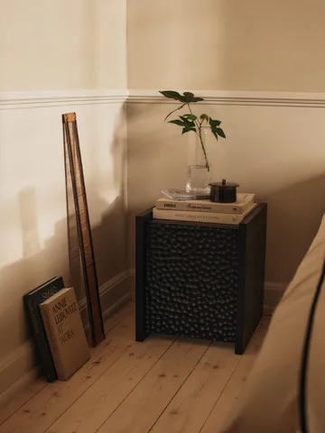 Marnen burk med lock - Carob brown, Ø11x9 cm - Ferm Living