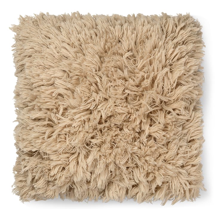 Meadow High Pile kudde 50x50 cm - Light Sand - Ferm LIVING