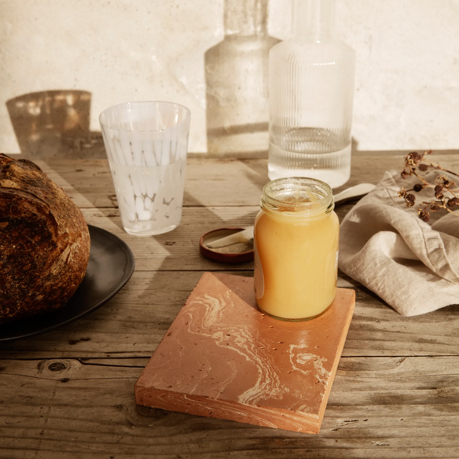 Merge underlägg keramik, Terracotta Ferm Living