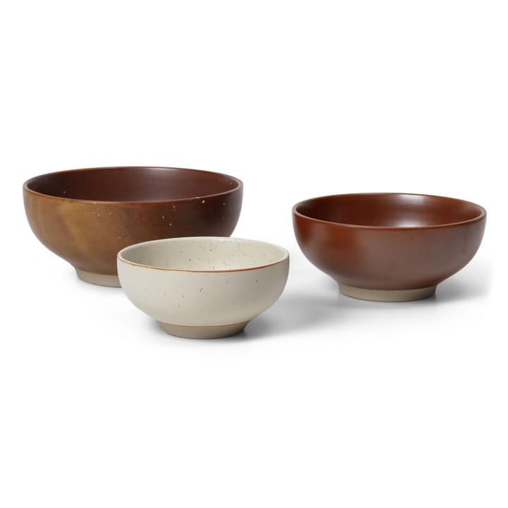 Midi skålar 3-pack Ø19, Multi Ferm Living