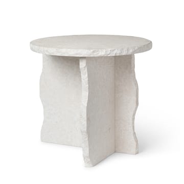 Mineral Sculptural bord Ø52 cm - Bianco Curia - Ferm Living