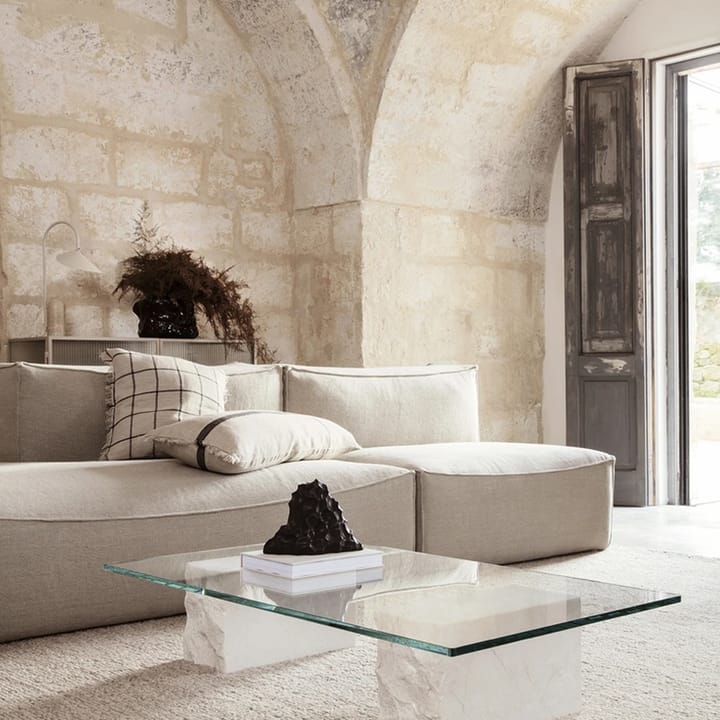 Mineral soffbord, glas, bas i marmor Ferm Living