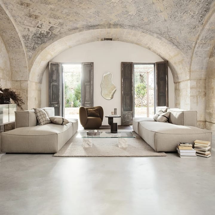 Mineral soffbord, glas, bas i marmor Ferm Living