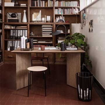 Mingle matbord - oak black, 210cm, svarta metallben - Ferm Living