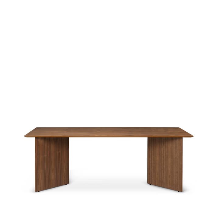 Mingle matbord - walnut veneer, 210cm, vinklade ben valnötsfanér - Ferm LIVING