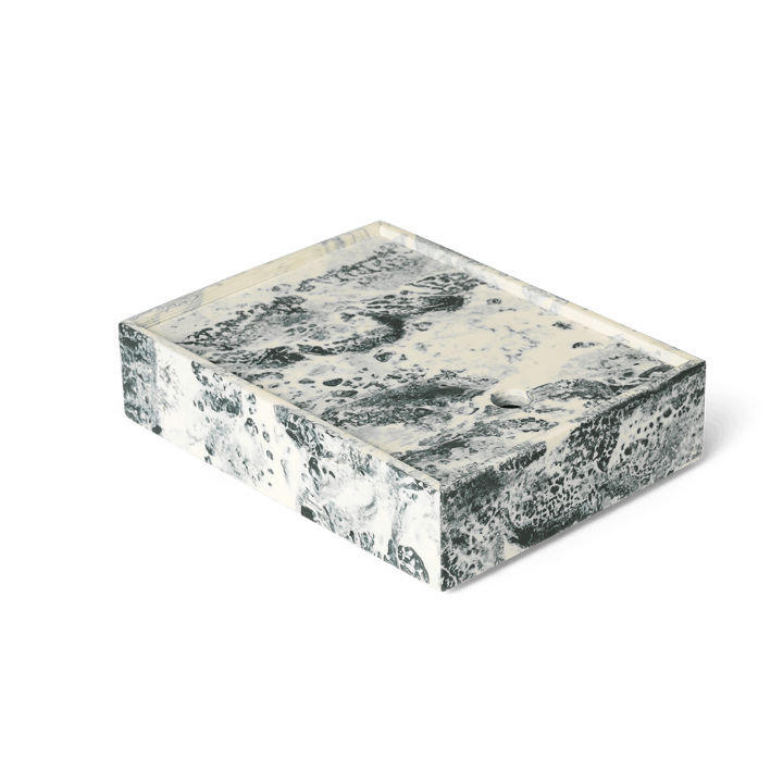 Mist förvaringsbox 15x20 cm - Emerald-off white - Ferm Living