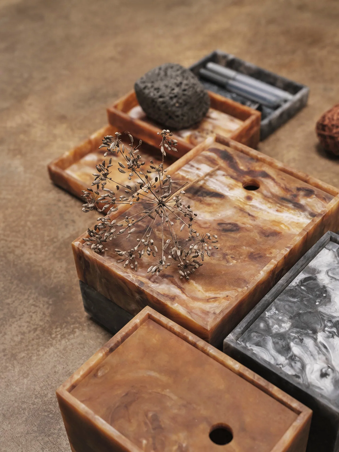 Mist förvaringsbox 15x20 cm, Sugar kelp Ferm Living