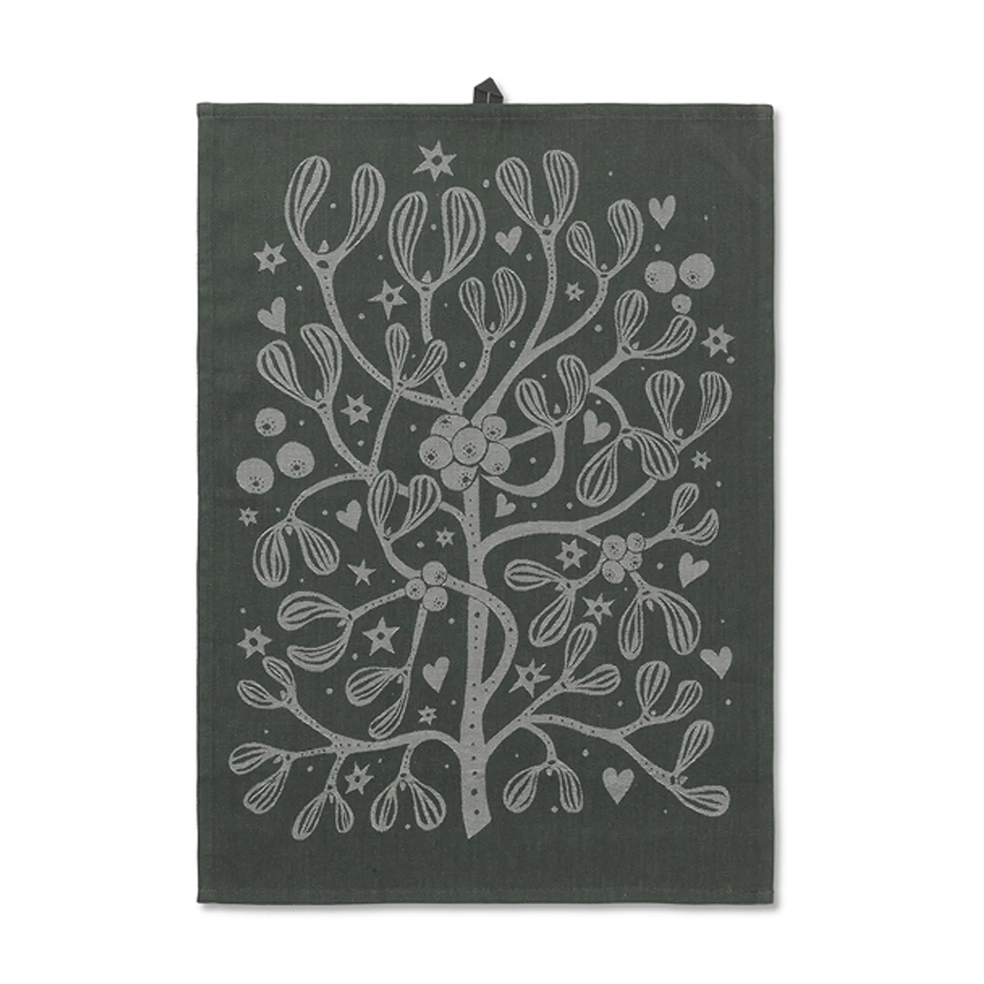 Mistel kökshandduk, dark-green Ferm Living