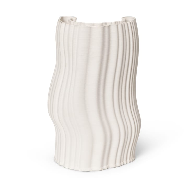 Moire vas 19x30 cm, Off-white Ferm Living