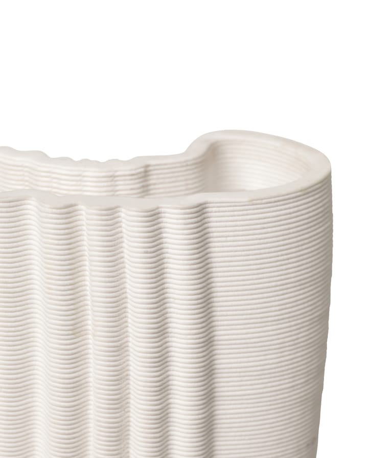 Moire vas 19x30 cm - Off-white - ferm LIVING