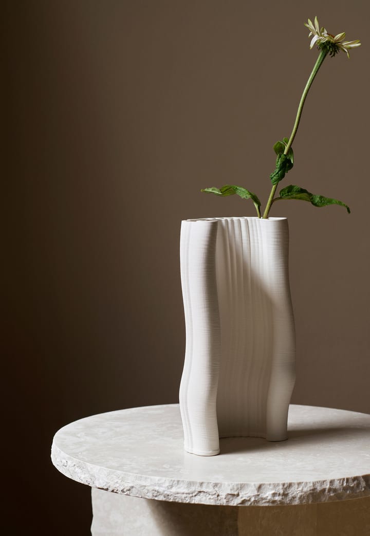 Moire vas 19x30 cm, Off-white Ferm Living