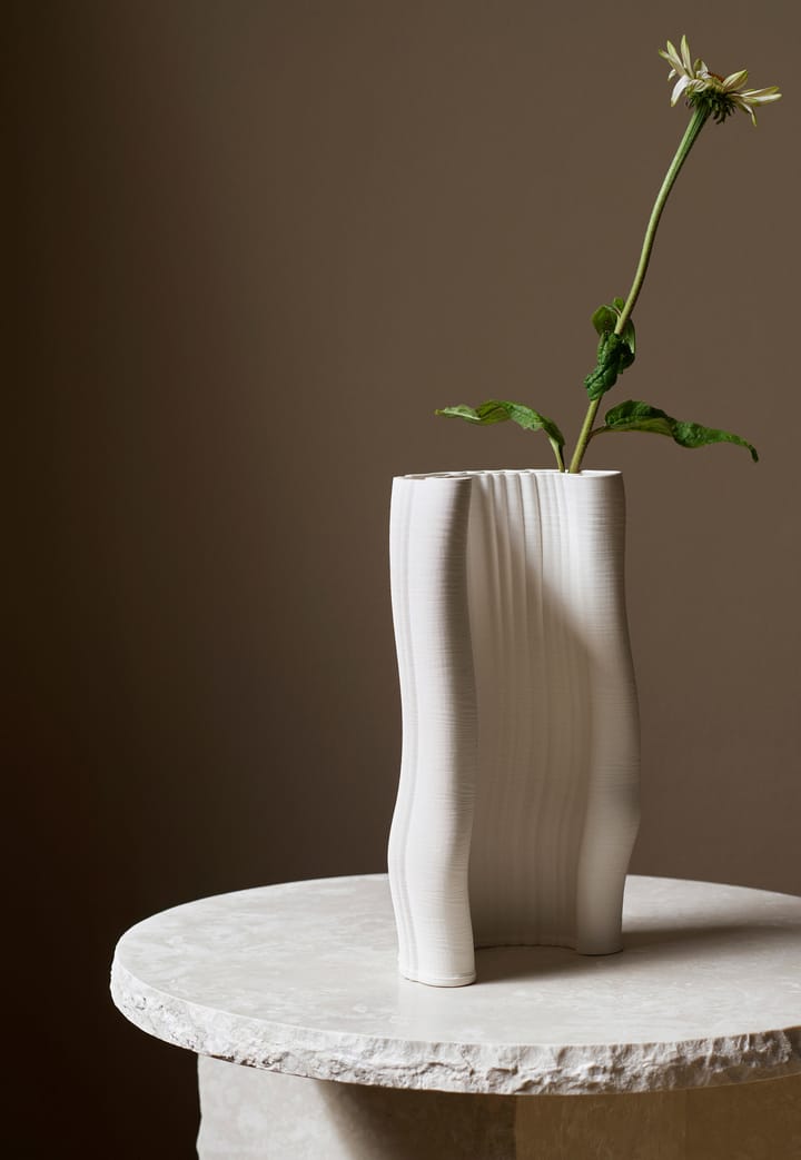Moire vas 19x30 cm - Off-white - ferm LIVING