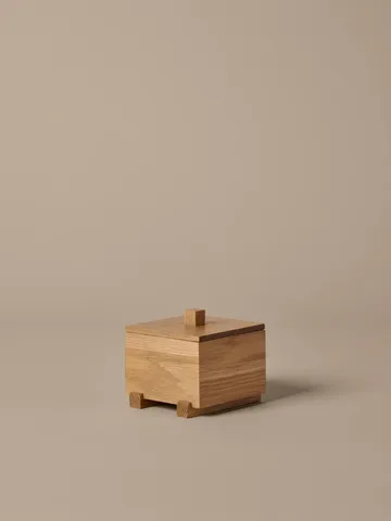 Moku ask - Obehandlad ek, 10x11x9,5 cm - Ferm Living