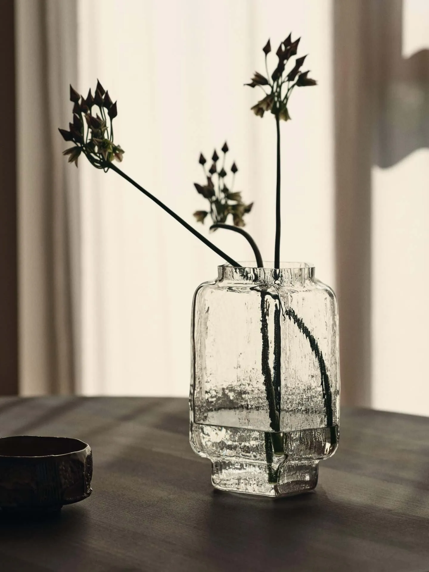 Mokuri vas, Clear, 25 cm Ferm Living