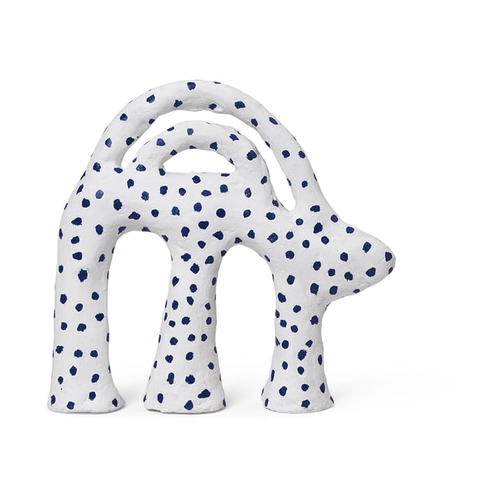 Mumbo skulptur 14,5x18,5 cm - White-blue - ferm LIVING