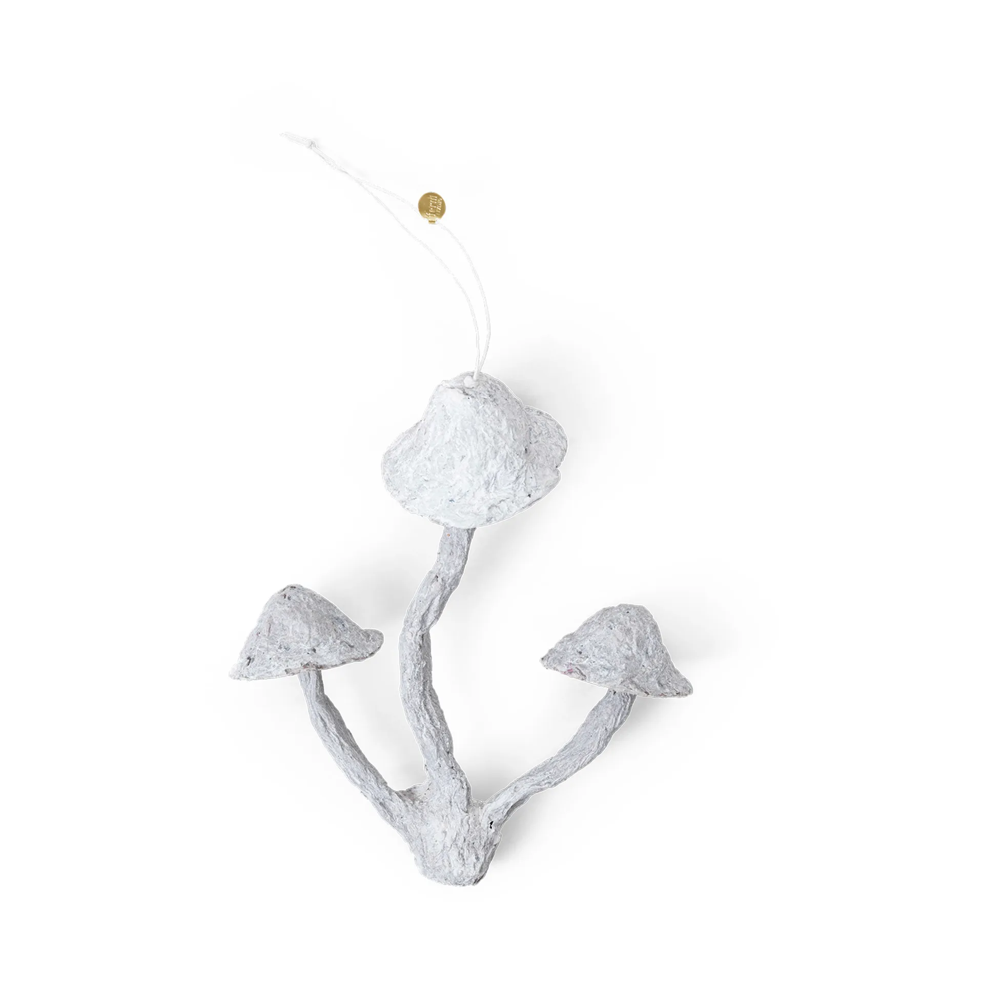 Mushroom ornament julgranshänge, Faded white Ferm Living