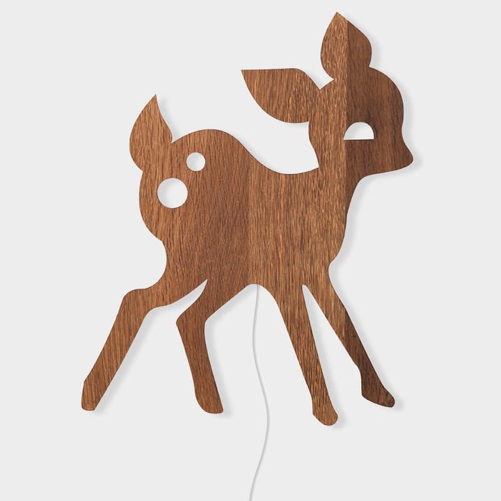 My deer vägglampa, Rökt ek Ferm Living