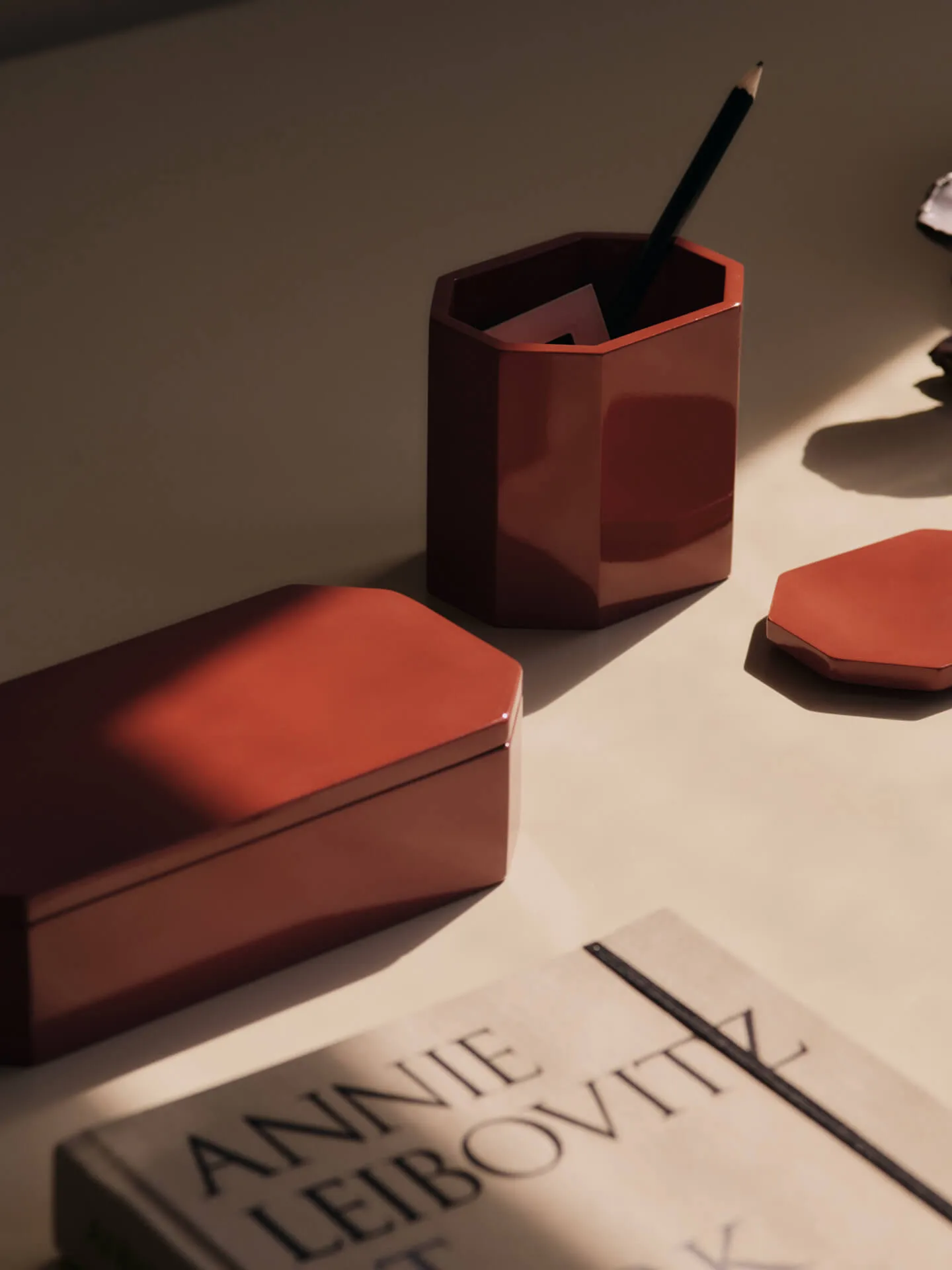 Nova förvaringsbox 10x20 cm, Picante Red Ferm Living