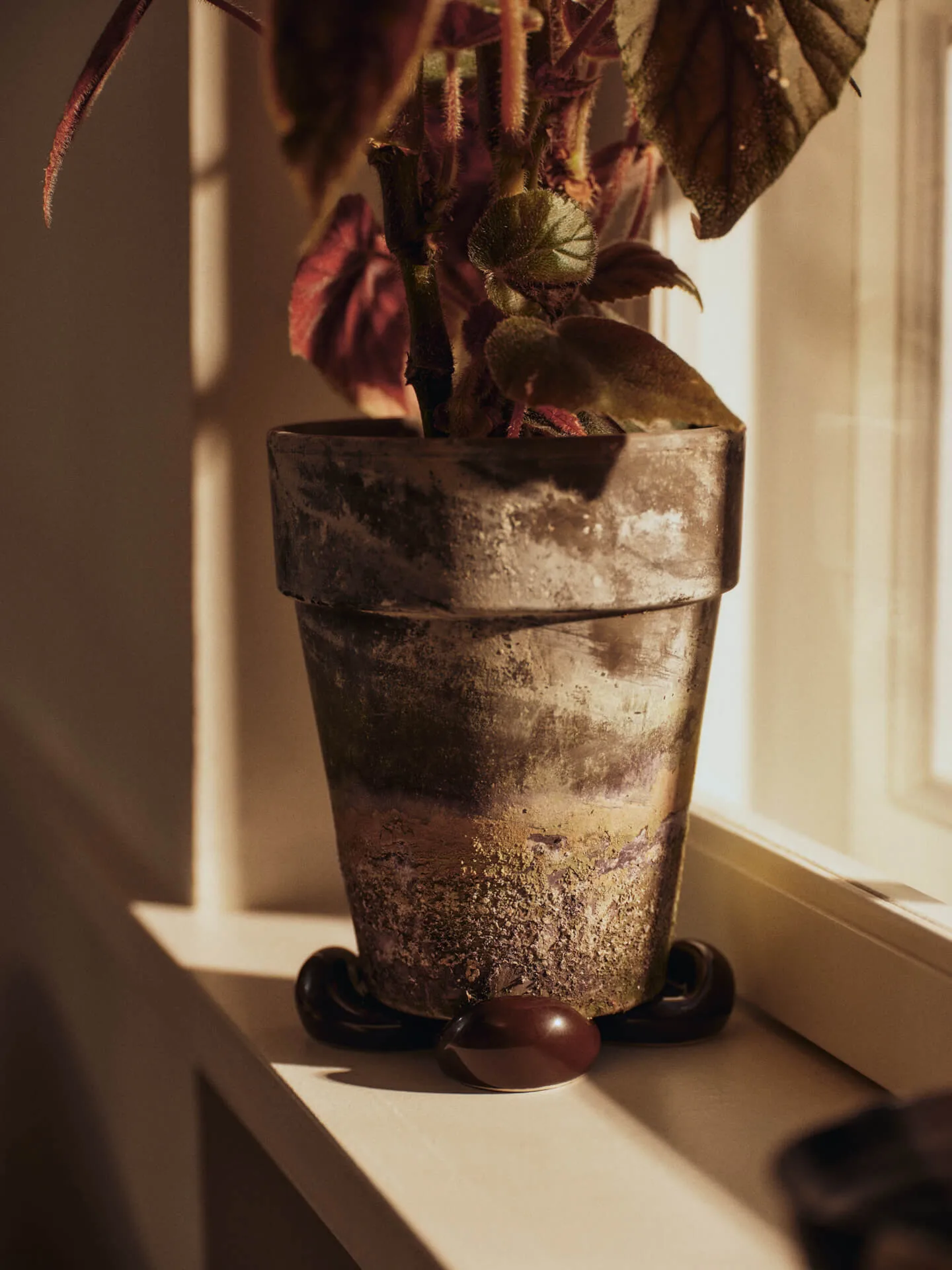 Nube fötter till kruka 4-pack, Carob brown Ferm Living