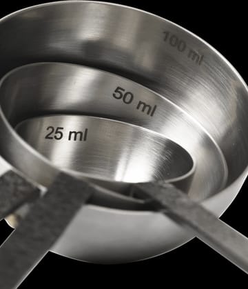 Obra Measuring Spoons måttsats 3 delar - Stainless Steel - Ferm Living