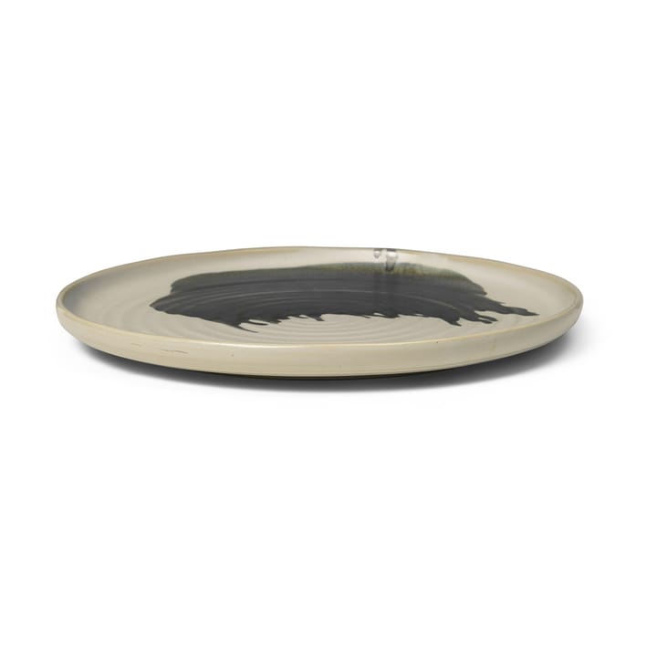 Omhu Centrepiece serveringsfat ⌀36 cm - off white-charcoal - Ferm Living