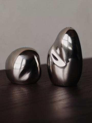 Orevo salt och pepparkar set - Polished Stainless Steel - Ferm Living