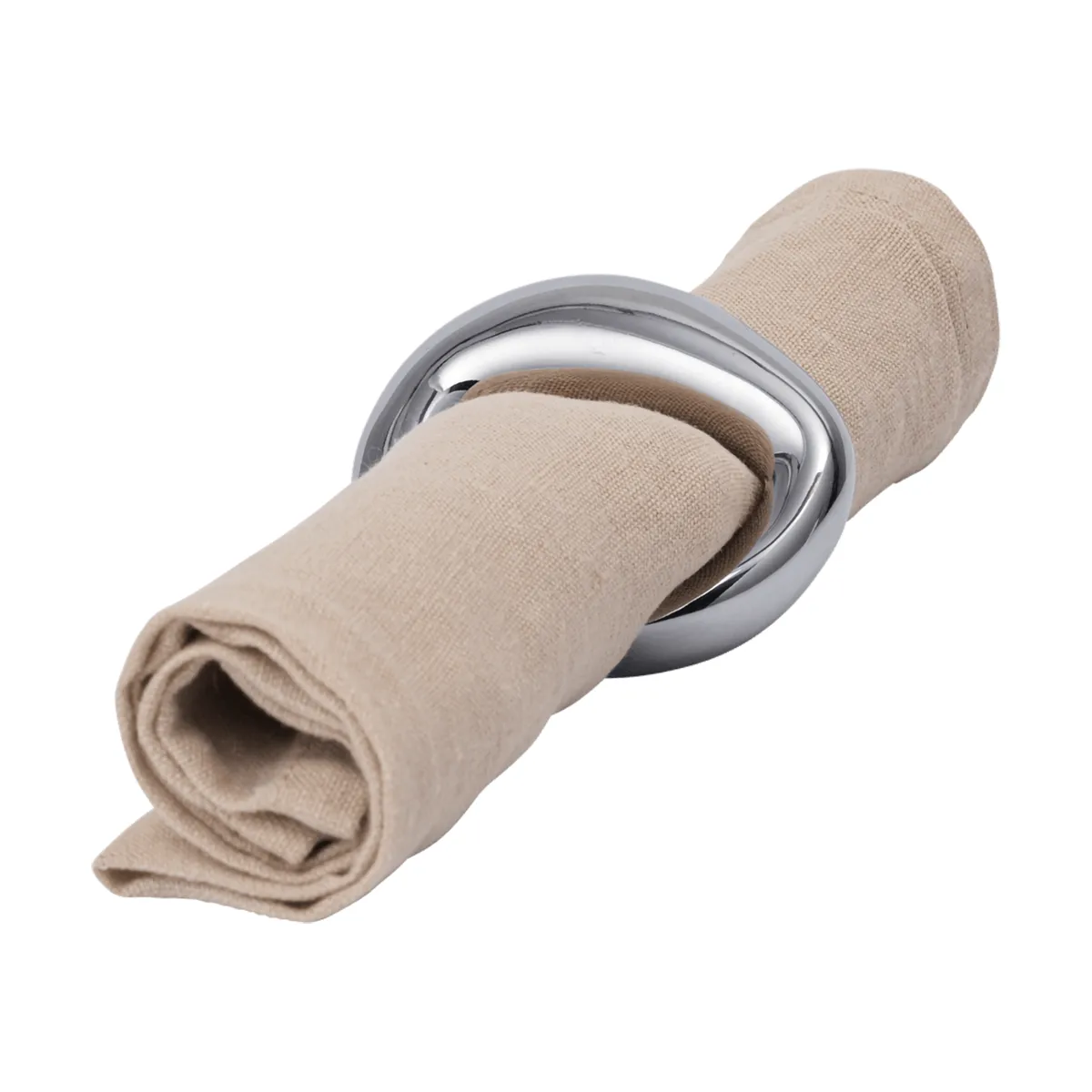 Orrith servettring 4-pack, Silver Ferm Living