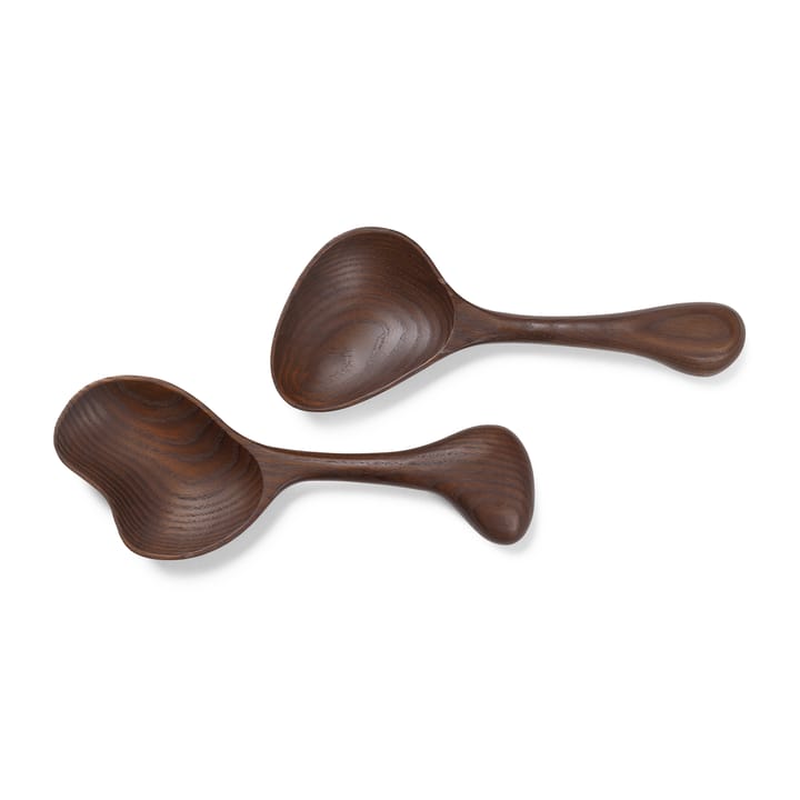 Os salladsbestick 2 delar - Dark brown - Ferm Living
