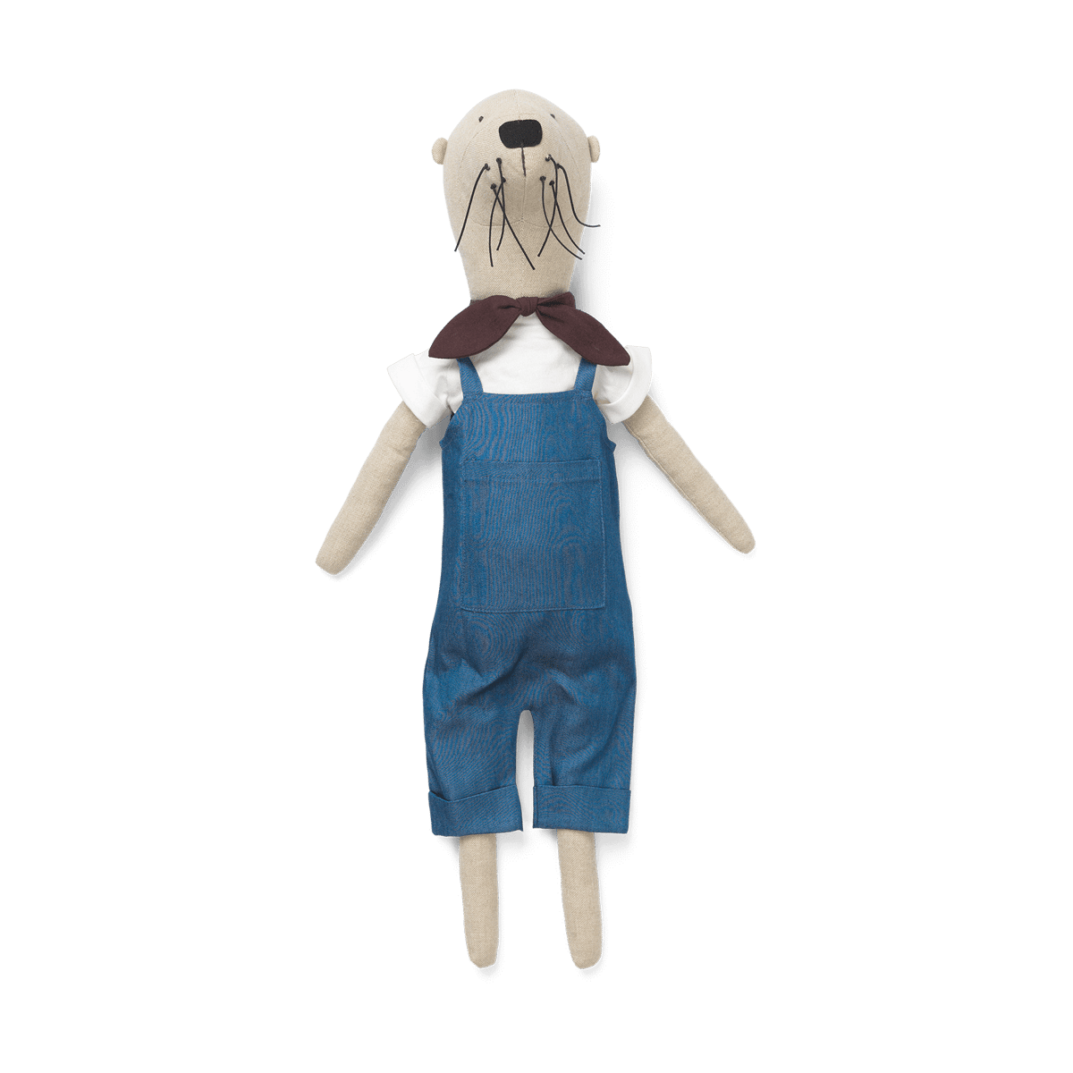 Ferm Living Otter Teddy gosedjur Natural | Skandinavisk Design | Barnrumsinredning | Beige