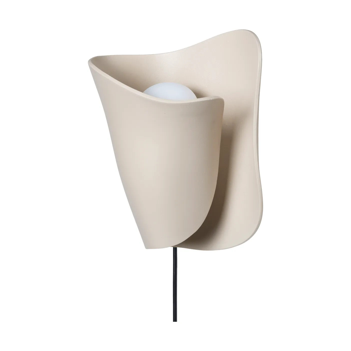 Oyster wall sconce vägglampa, Light cashmere Ferm Living