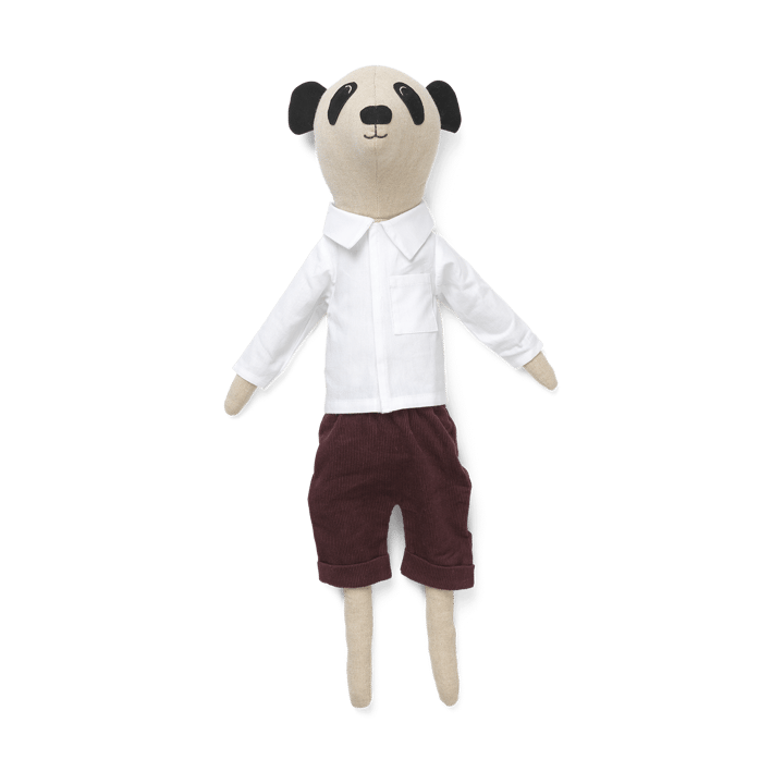 Panda Teddy gosedjur - Natural - Ferm Living