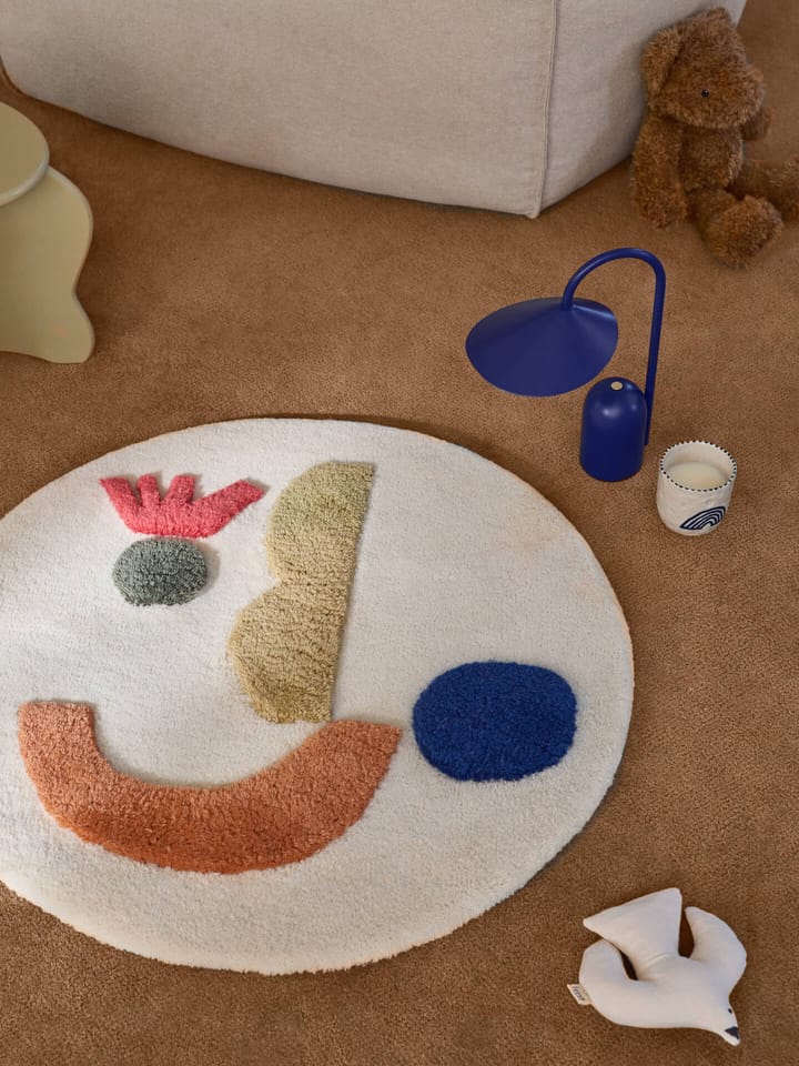 Panto tuftad matta, Off white, Ø70 cm Ferm Living
