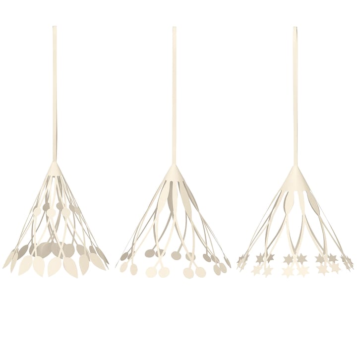 Paper tassels julhänge vit 3-pack - Off-white - Ferm LIVING