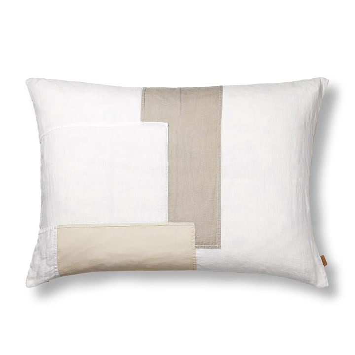 Part kudde off-white, 60x80 cm Ferm Living
