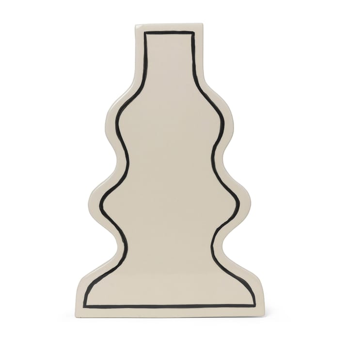 Paste vas curvy 36 cm, Off-white Ferm Living