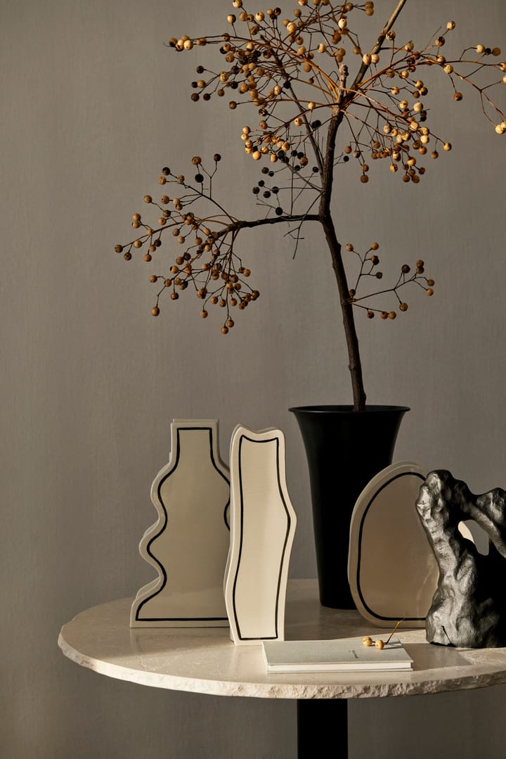 Paste vas rounded 28 cm - Off-white - ferm LIVING