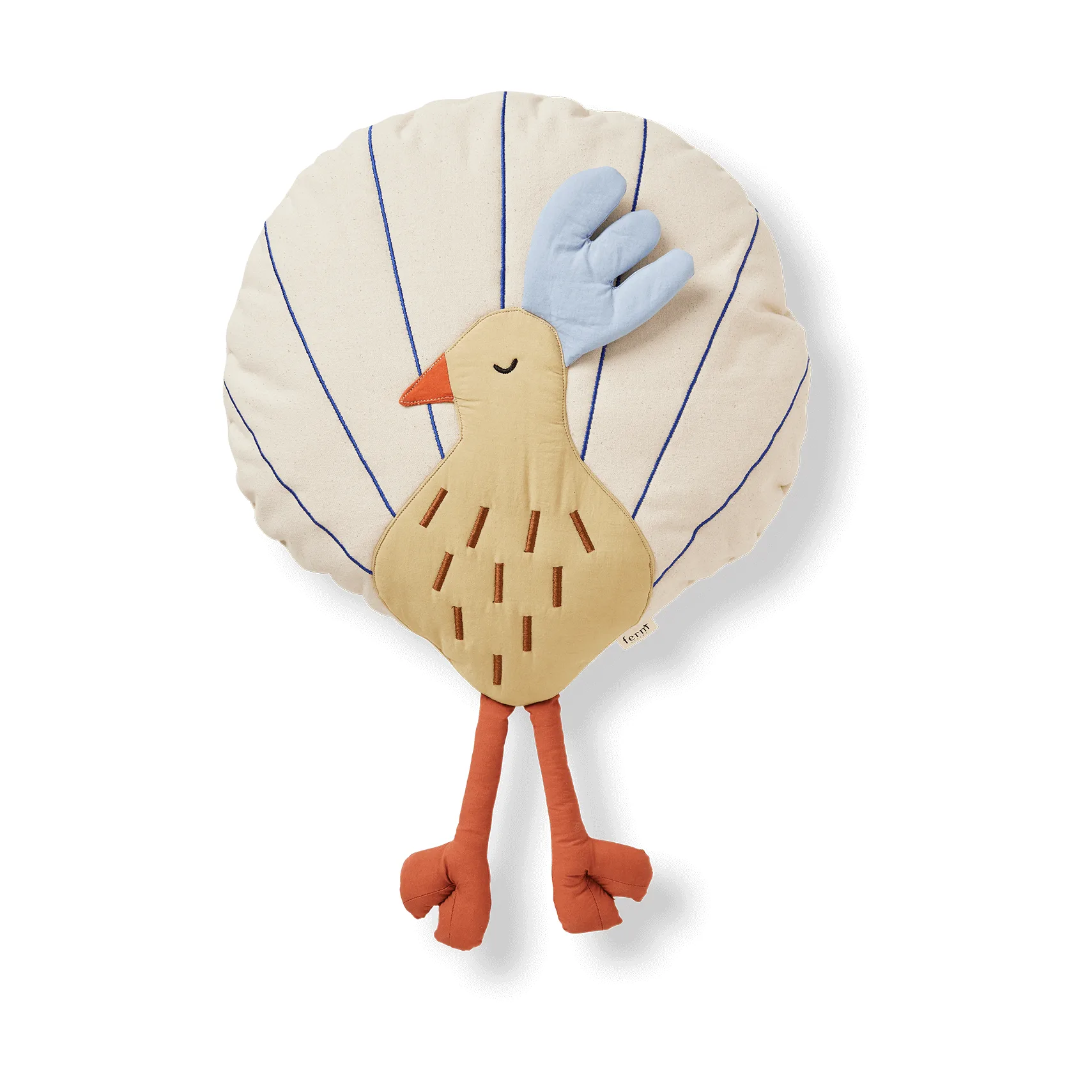 Peacock kudde, Silver Fern-undyed Ferm Living