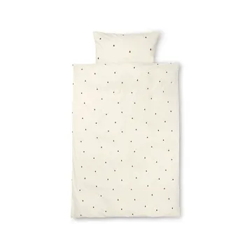 Pear bäddset 70x100 cm - Off white-cinnamon - Ferm Living